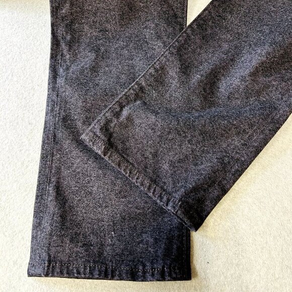 AG Adriano Goldschmied Tellis Modern Slim Sueded Sateen Pants Black Size 32x34 - Picture 4 of 16